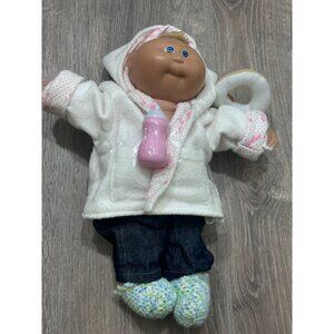 Cabbage Patch Kid Vintage Doll 1978 1982 Baby Boy Bald Blue Eyes